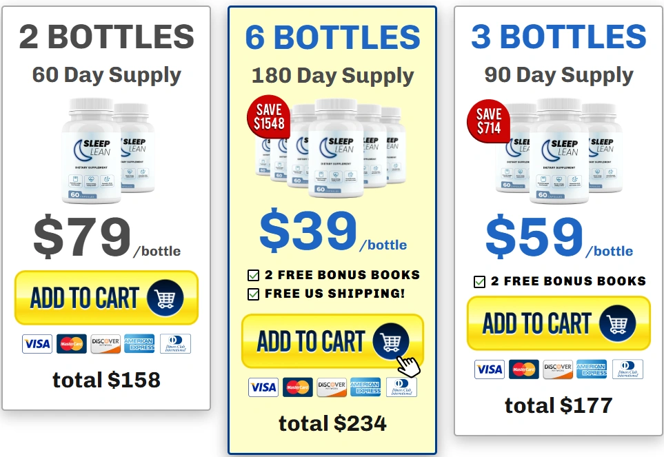 3 Days  Sleep Lean Offer